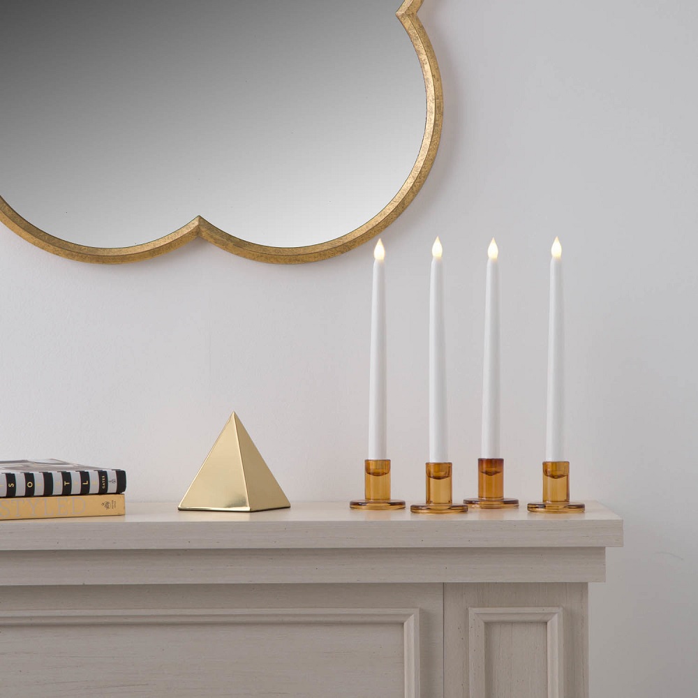 Lights.com Verrea Amber Taper Candle Holders Review