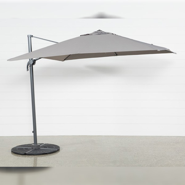 Living Spaces Cantilever Outdoor Grey Umbrella Review