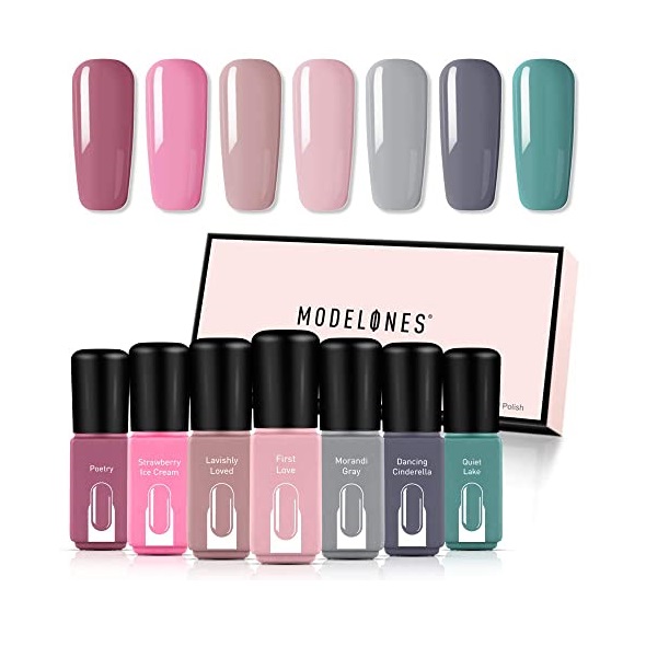 Modelones Crayon Series - 7Pcs Gel Polish Set Review