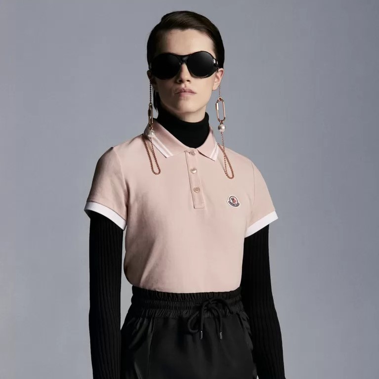 Moncler Cropped Polo