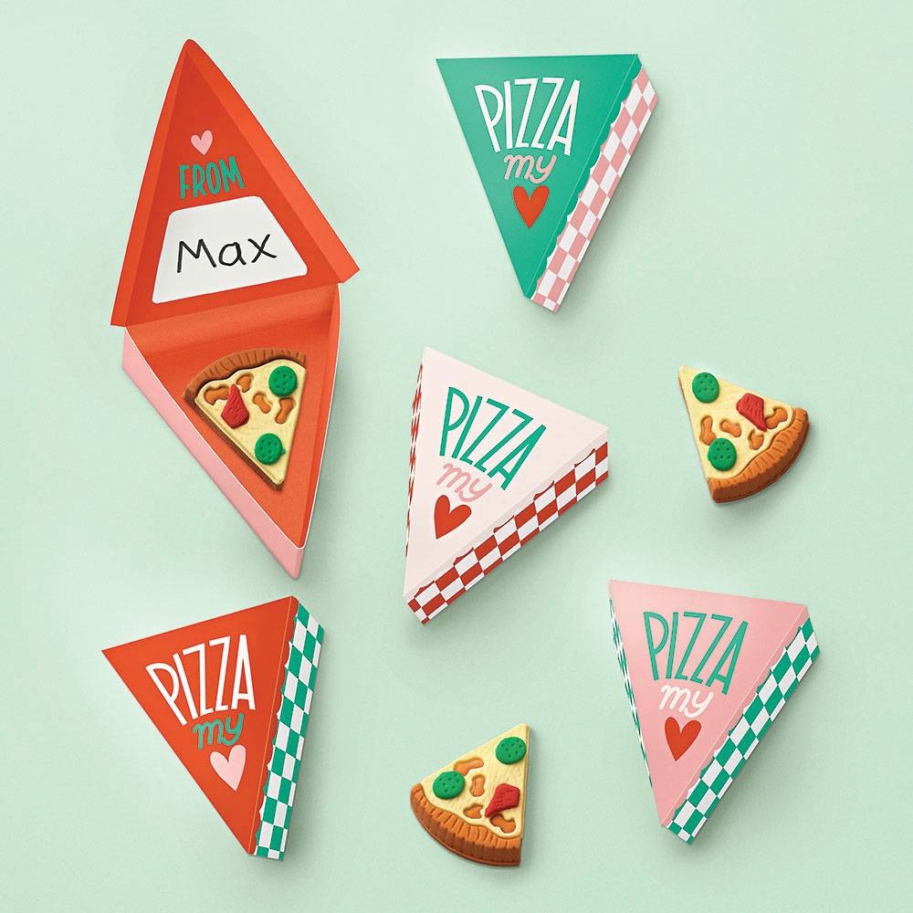 Paper Source Pizza Eraser Valentine Card Kit Review