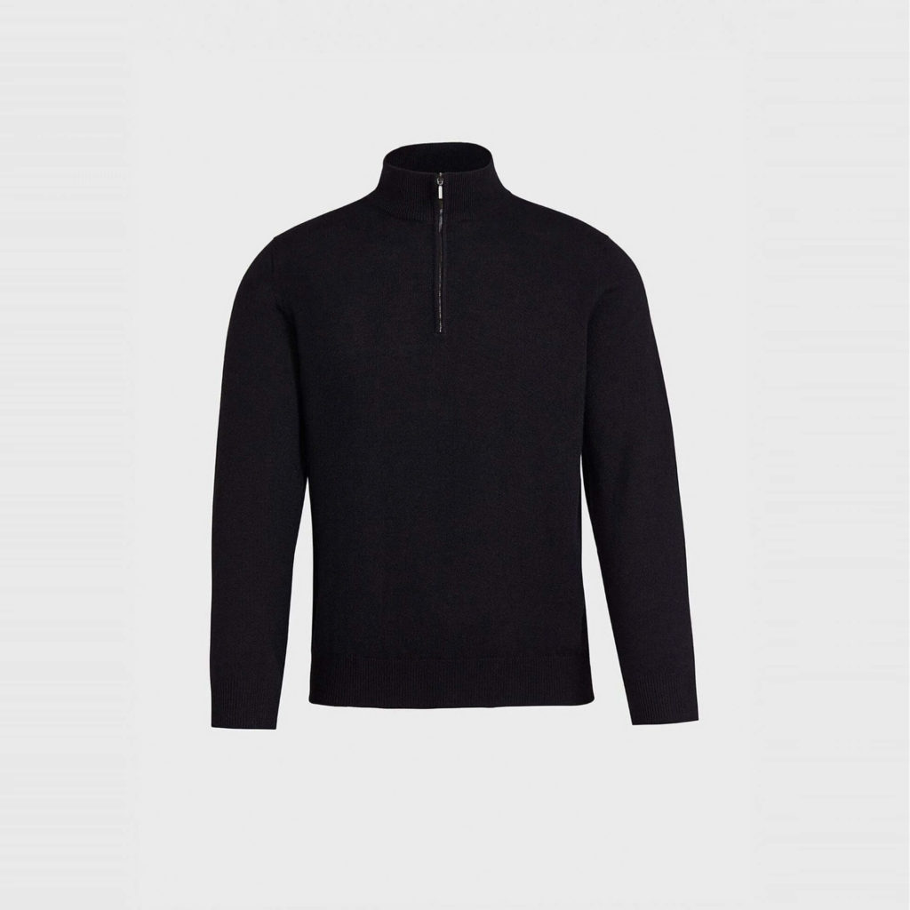 Paul Stuart Cashmere Single Ply 1/4 Zip Sweater Review