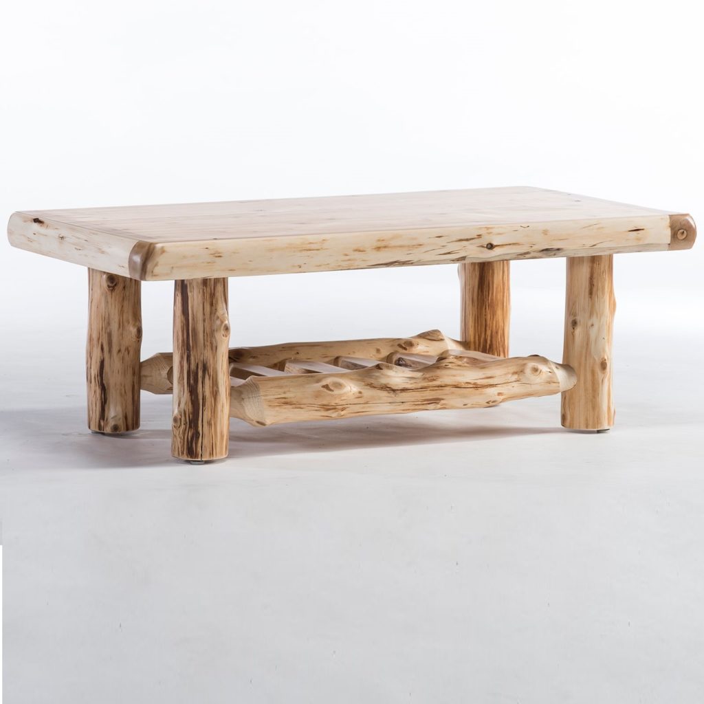 Rustic Log Furniture Cedar Lake Solid Wood Coffee Table Review
