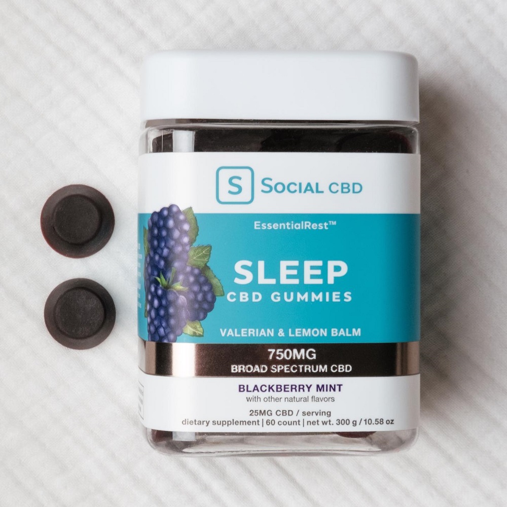 Social CBD Gummies Sleep CBD Blackberry Mint - 60 Count review
