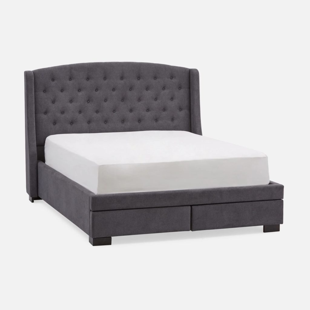 Structube RAVEL Upholstered Wingback Queen Size Bed Review