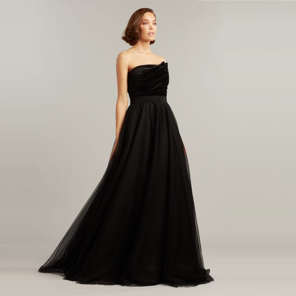 Tadashi Shoji Ensley Asymmetric Draped Gown Review