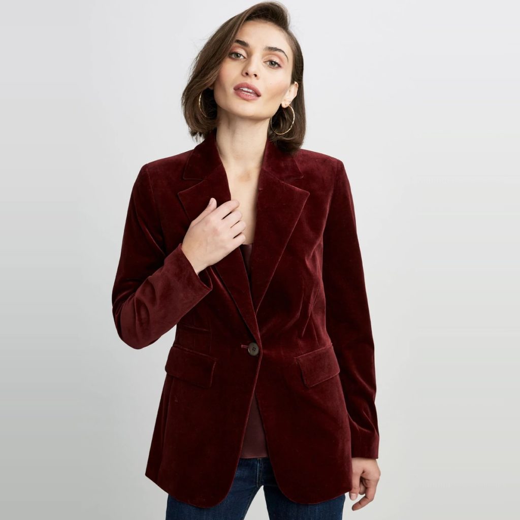 Tahari Velvet Blazer Review