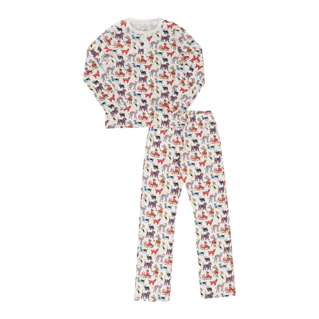 The Tot Hart + Land Women's Organic Pima Cotton Pj Set Holiday Pups Review