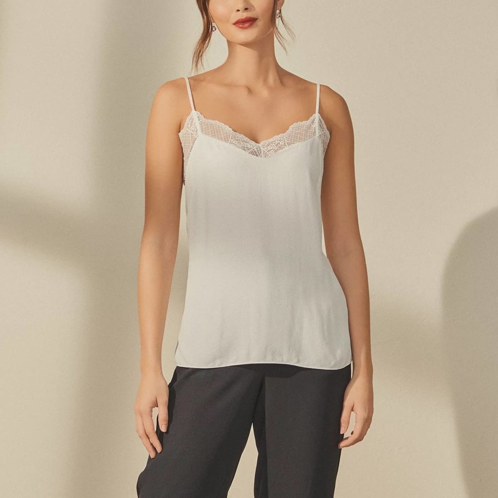 The White Company Lace-Trim Cami Review