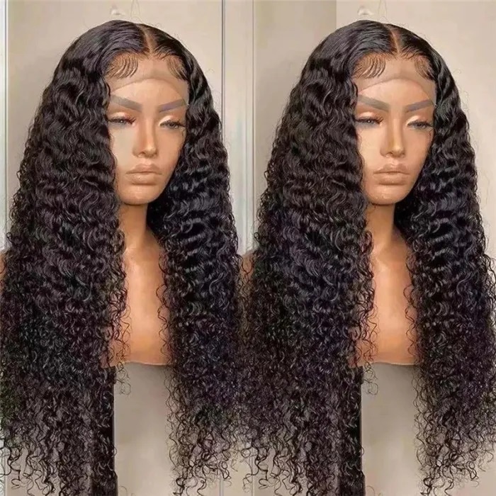 UNice Brazilian Natural Pre-Plucked Long Curly Lace Front Wig Review