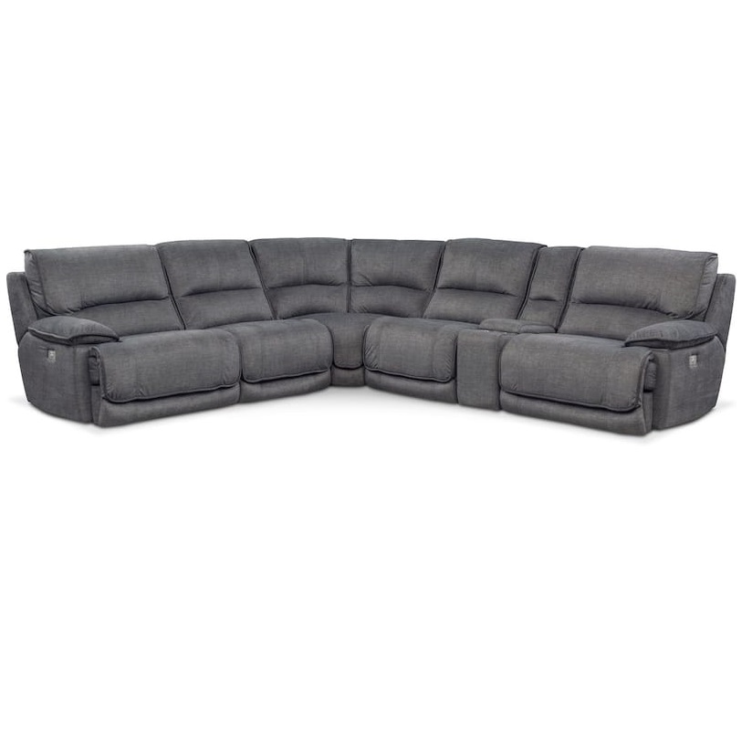 Value City Furniture Mario 6-Piece Dual-Power Reclining Sectional Review