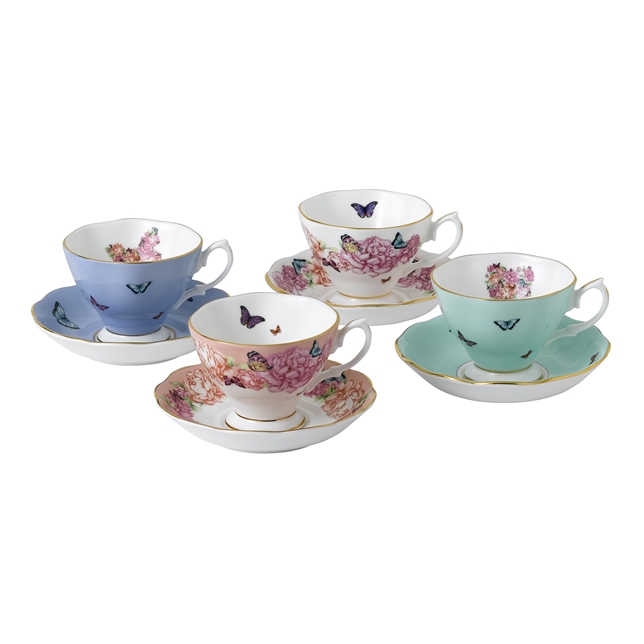 Wedgwood Royal Albert Miranda Kerr Friendship Teacups & Saucers, Set of 4 Review