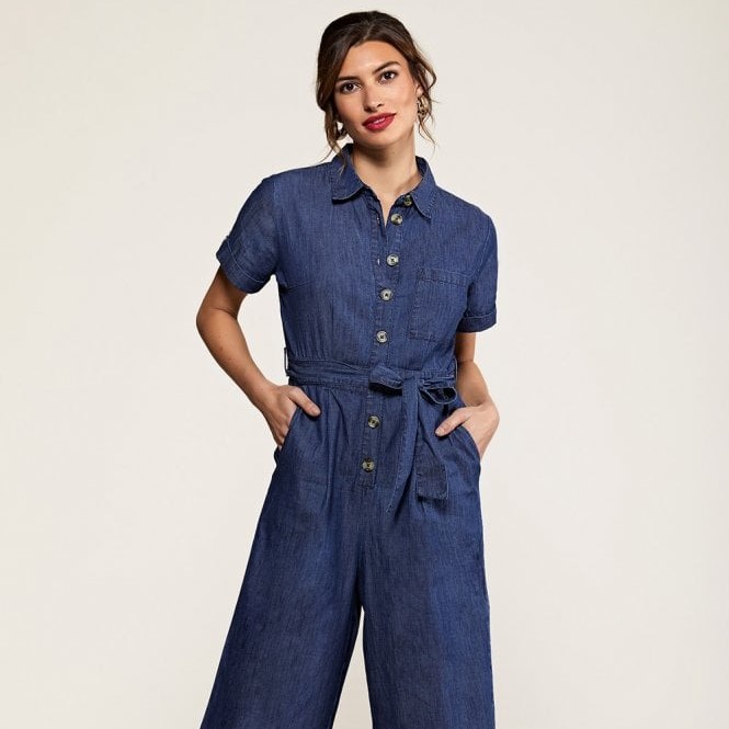 Yumi Clothing Yumi Blue Denim Jumpsuit Review