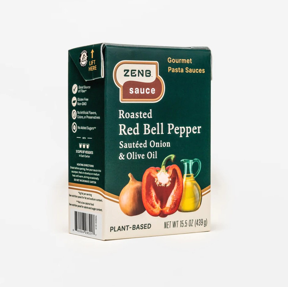 ZENB Pasta Roasted Bell Pepper Sauce Review