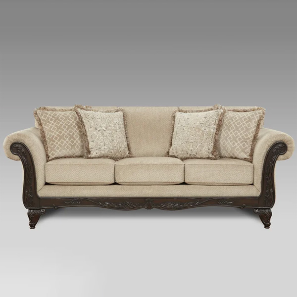 Minatare 91'' Rolled Arm Sofa