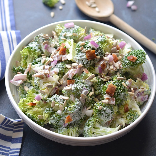 Greek Yogurt Broccoli Salad