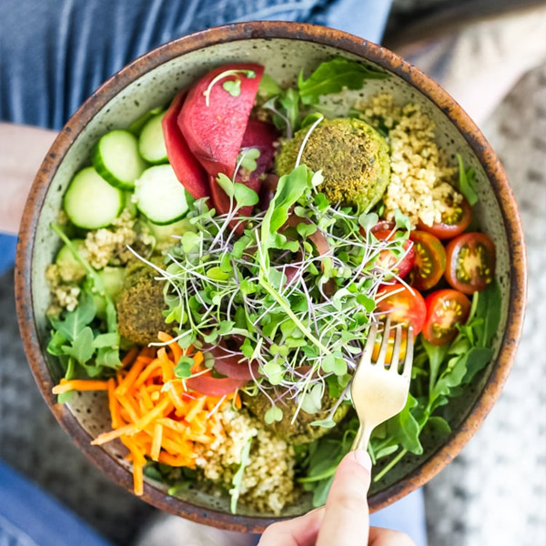 Baked Falafel Bowls