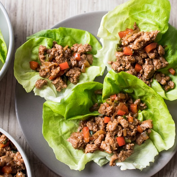 Ground Turkey Lettuce Wraps