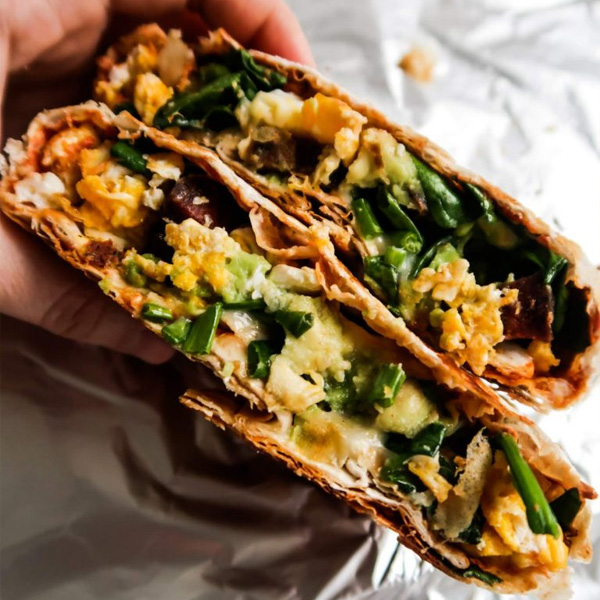 Healthy Breakfast Burrito