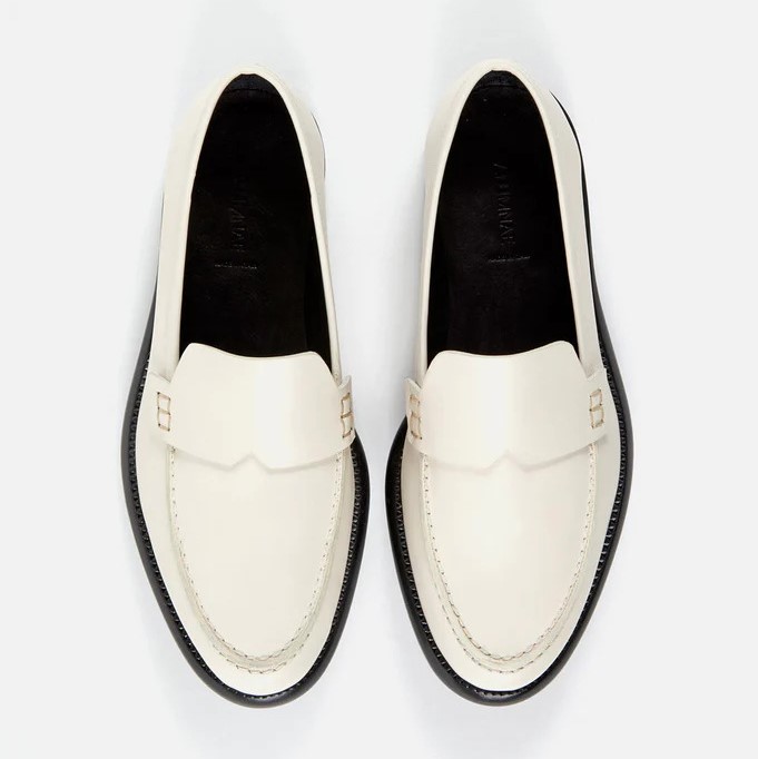 Alumnae Minimalist Loafer Off White Calf Review