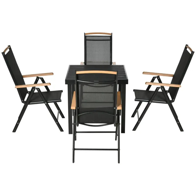 Aosom Outsunny 5 Piece Outdoor Dining Furniture Set Review