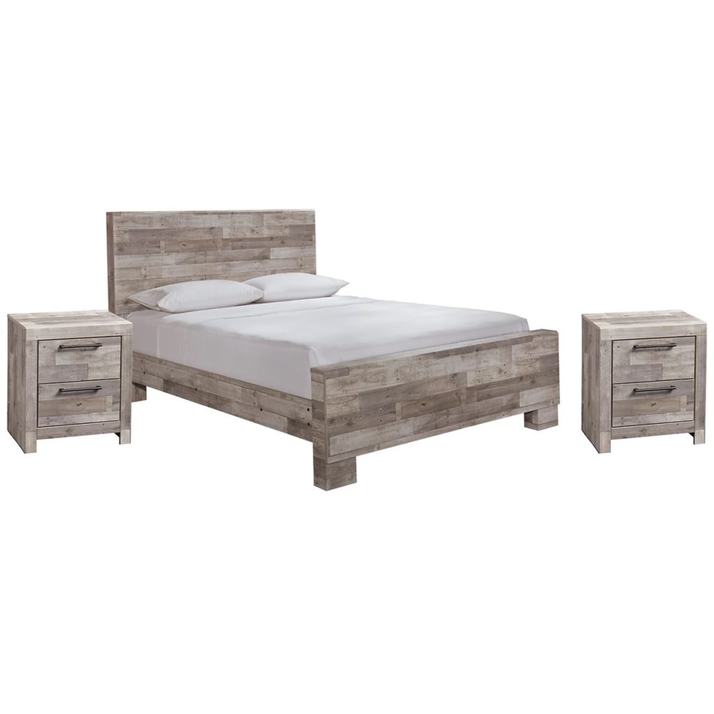 Ashley Furniture Effie Queen Panel Bed with 2 Nightstands Review