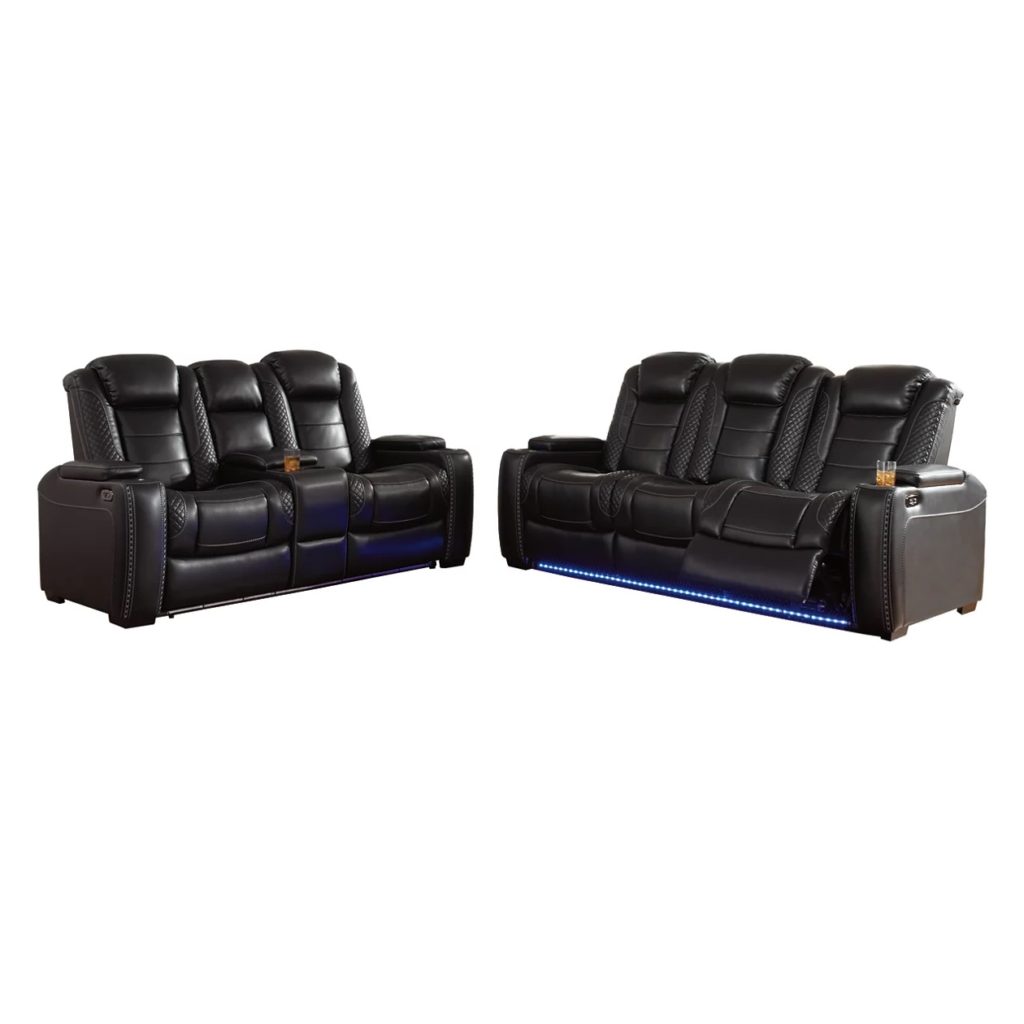Ashley Furniture Party Time Power Reclining Sofa and Loveseat Set Review