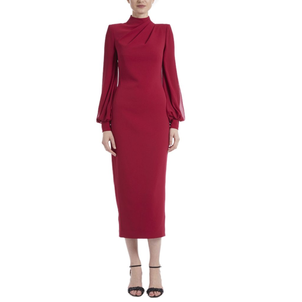 Badgley Mischka Mock Neck Professional Cocktail Dress Review 