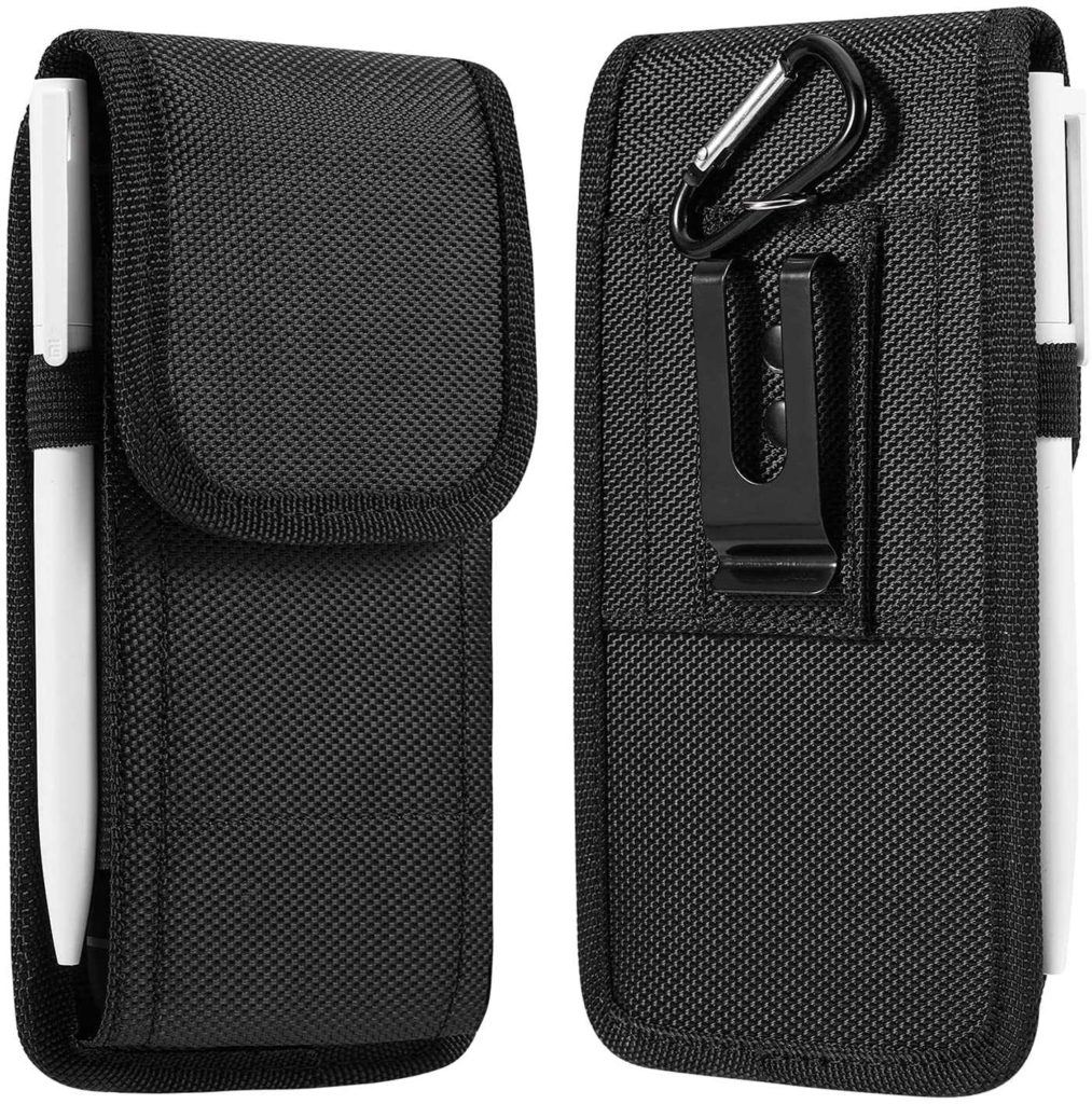 Universal Case for 5.8~6.7 inch Smartphone Pouch Case, Clip-on Holster Belt Clip Carrying Case for iPhone X iPhone Xs iPhone XR iPhone 11 iPhone 11 Pro/iPhone 8 7 6 Plus and More