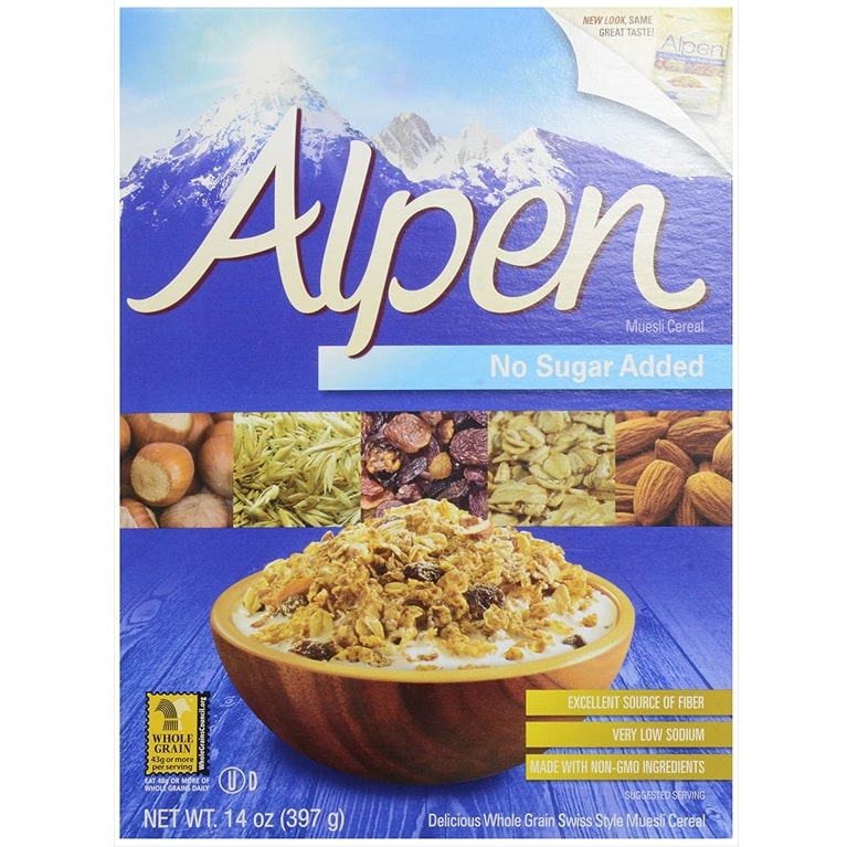 One 14 oz Alpen Cereal, No Sugar Added