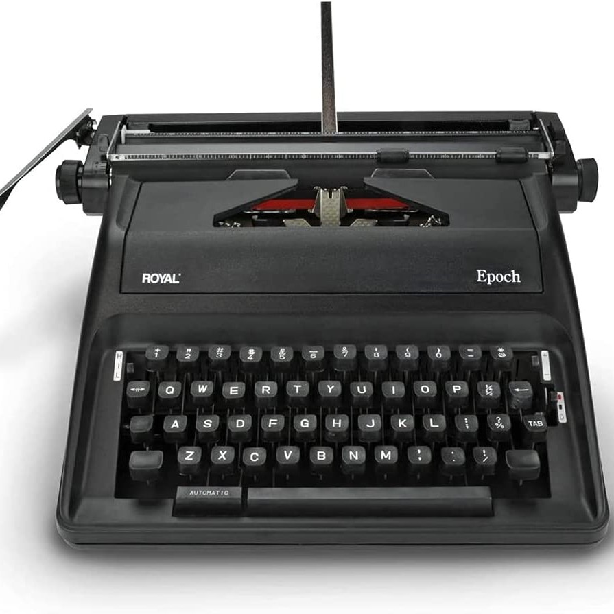 Manual Typewriter black