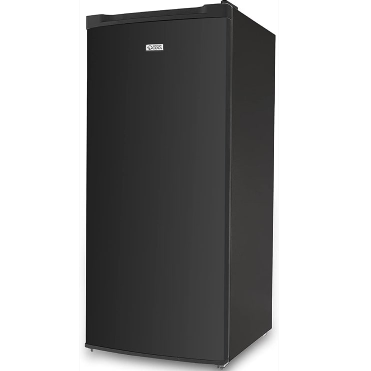 Commercial Cool Upright Freezer, Stand Up Freezer 5 Cu Ft with Reversible Door