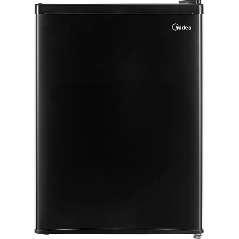 Midea WHS-87LB1 Refrigerator, 2.4 Cubic Feet, Black