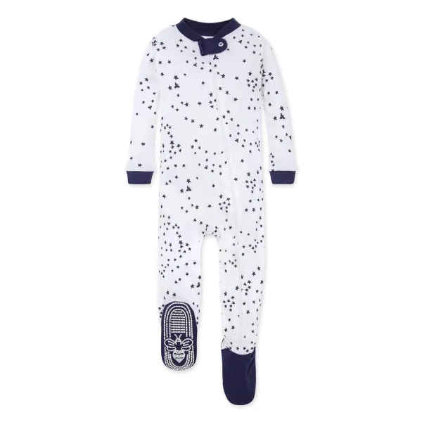 Burt's Bees Baby Twinkle Bee Star Print Organic Baby Pajamas Review