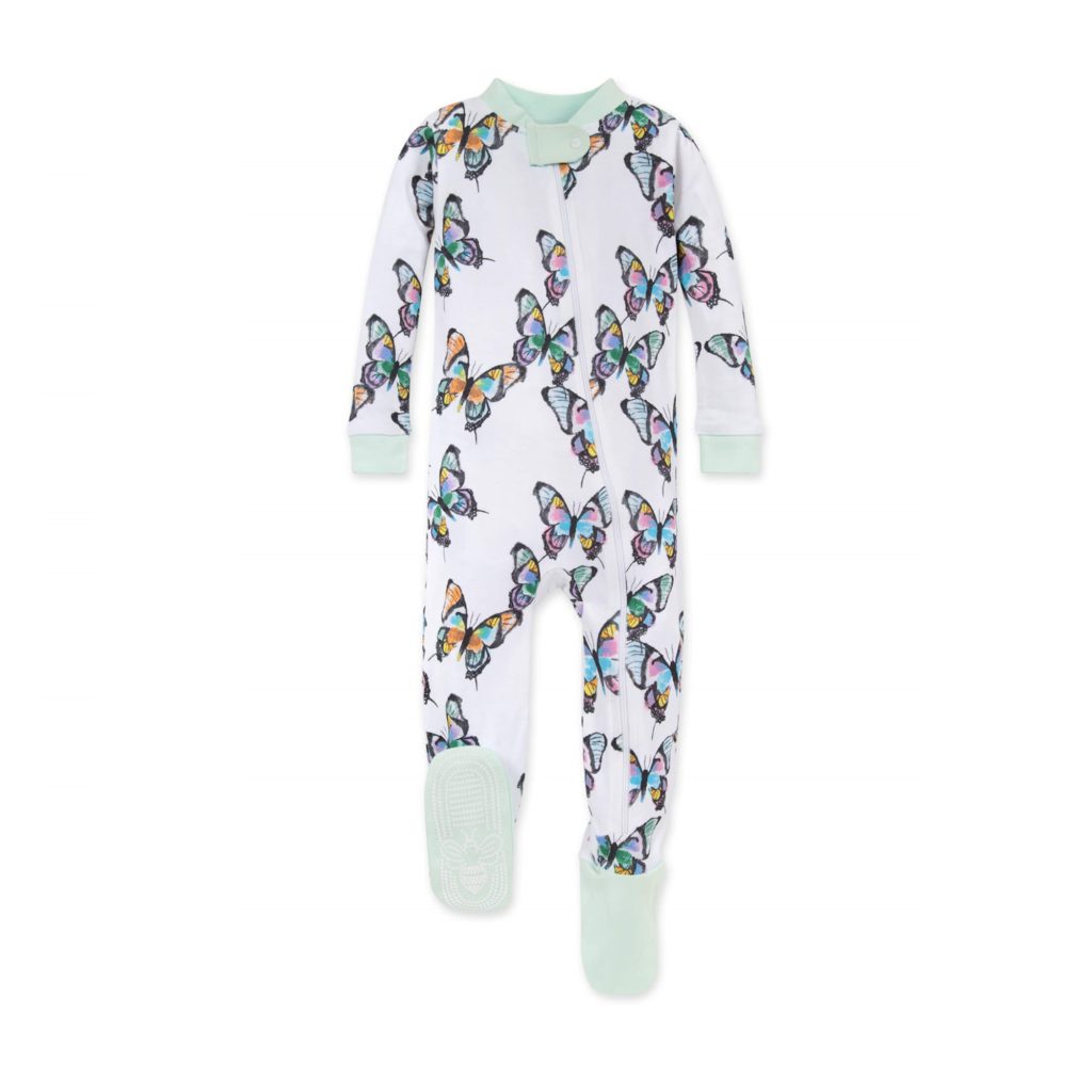 Burt's Bees Baby Cascading Butterflies Organic Baby Pajamas Review