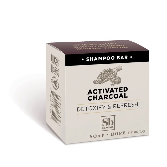 Grove Collaborative Soapbox Detoxifying Charcoal Shampoo Bar Review