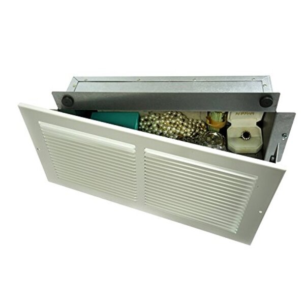 Professional Grade Products WS1 Wall Safe, Hidden as Air Vent in Plain Sight, Secures Jewelry, Valuables, Cash