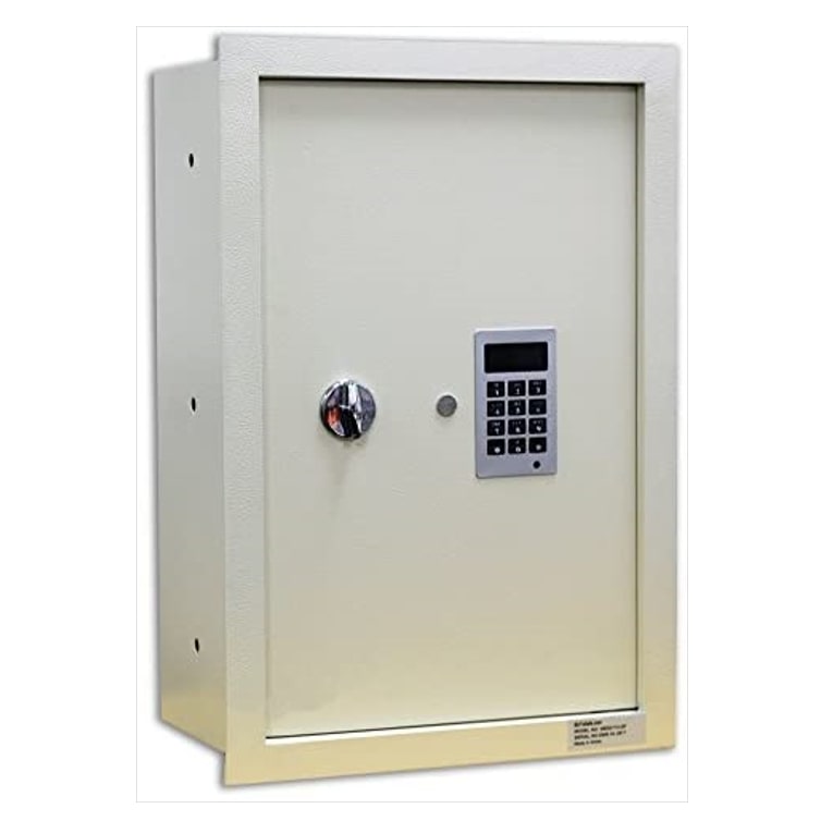 BUYaSafe WES2113-DF Fire Resistant Electronic Wall Safe for 8" Deep or Deeper Walls
