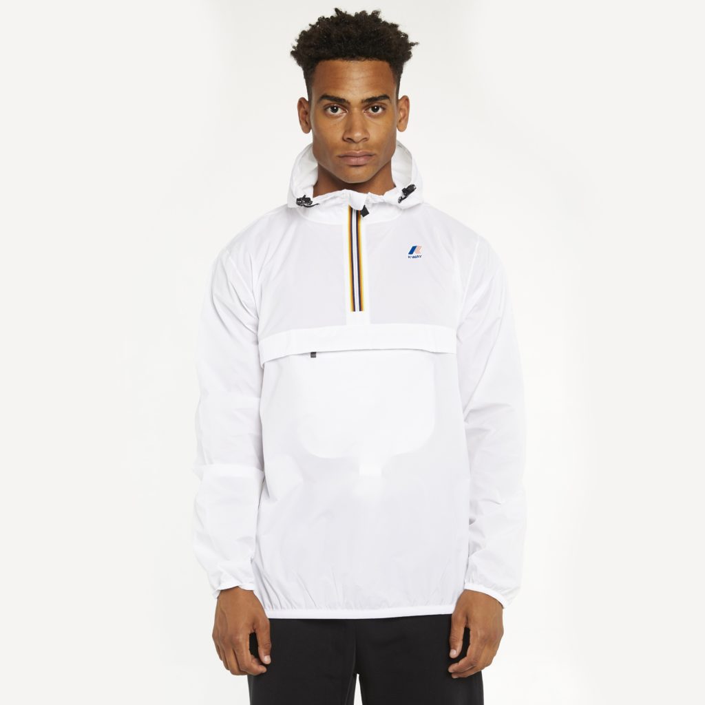 K-Way Men's Le Vrai 3.0 Leon Half Zip Jacket White Review