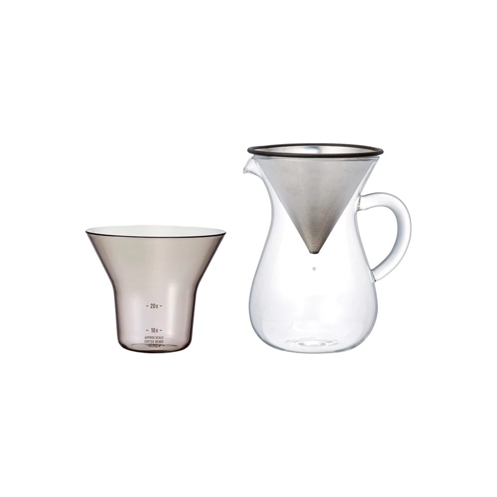 KINTO SCS Coffee Carafe Set 300ml / 20oz Stainless Steel Review