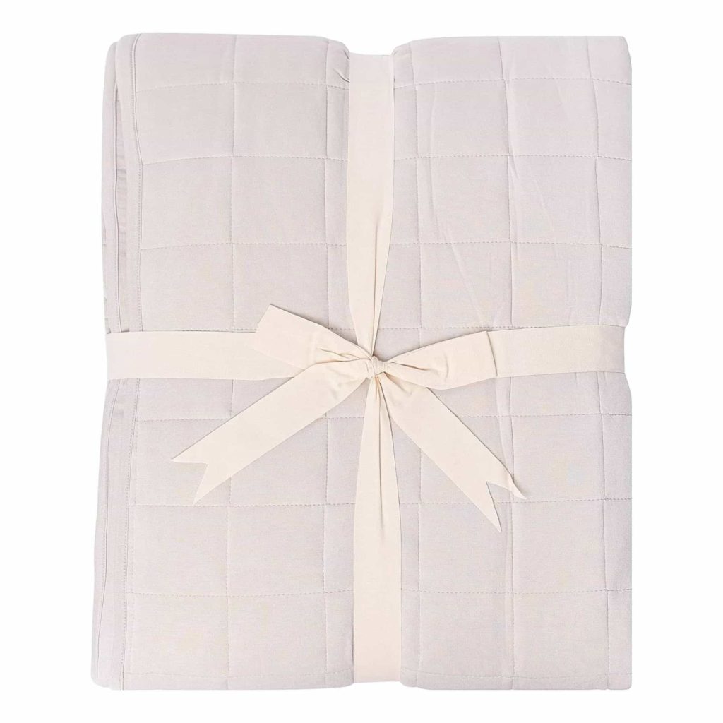 Kyte Baby Adult Quilted Blanket In Oat Review