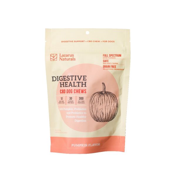 Lazarus Naturals Digestive Health CBD Dog Chews Pumpkin Review