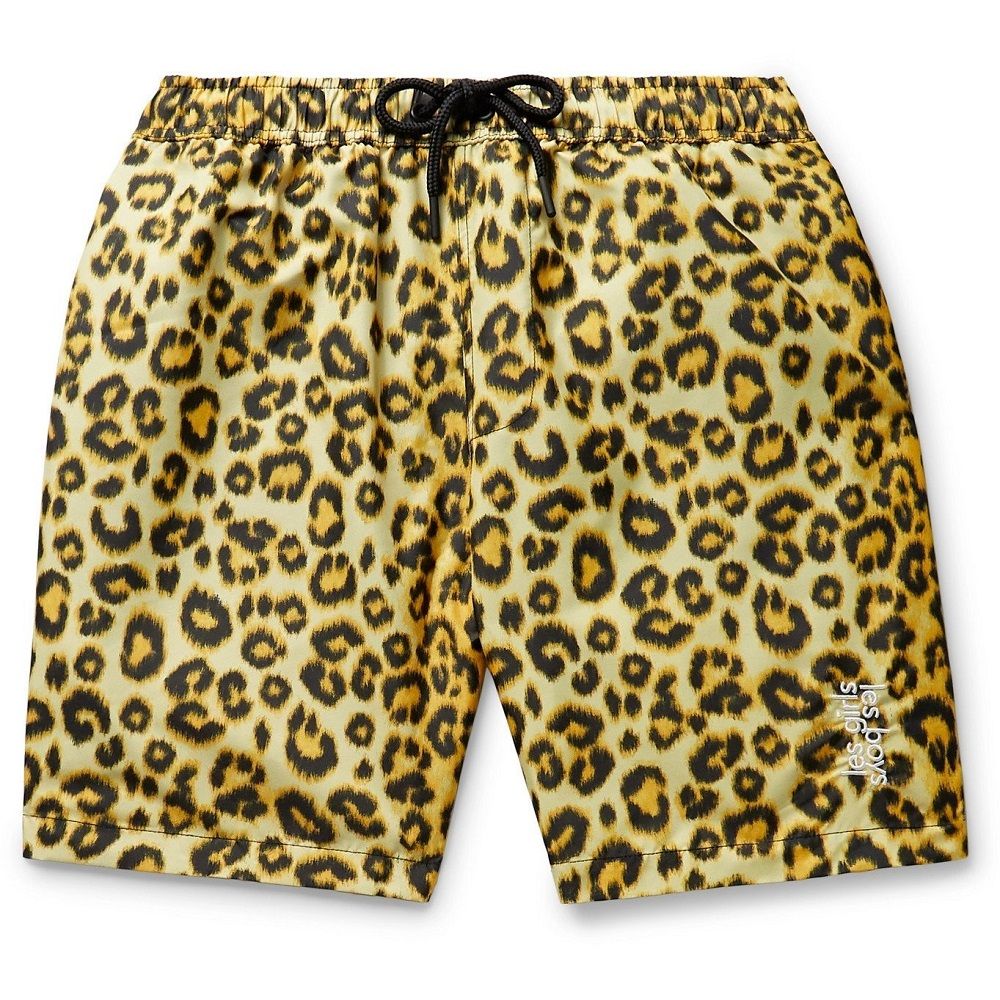 Les Girls Les Boys Men’s Leopard Print Swim Shorts Review