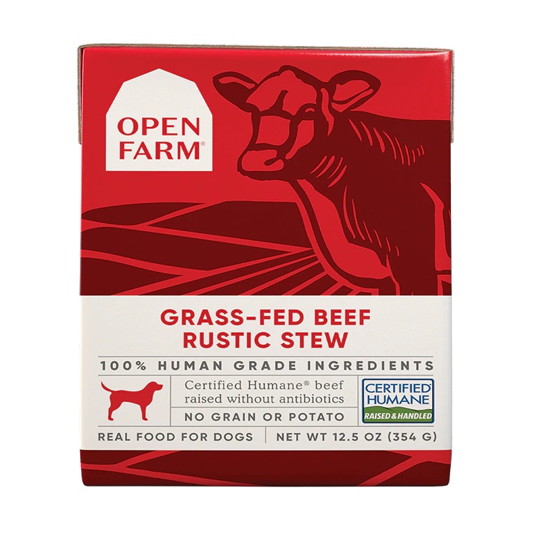 Open Farm Grass-Fed Beef Rustic Stew Wet Dog Food Review
