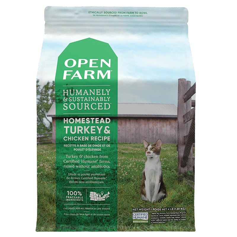 Open Farm Homestead Turkey & Chicken Dry Cat Food Review