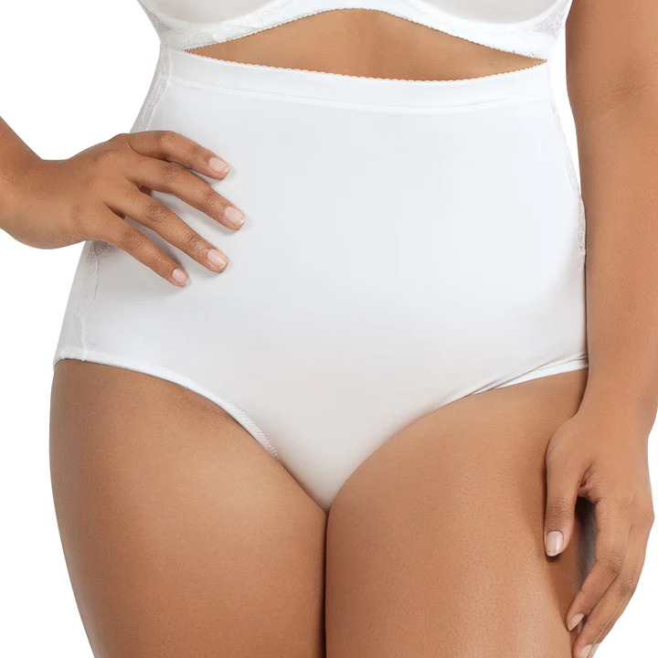 Parfait Lingerie Elissa Super High Waist Control Panty Pearl White Review