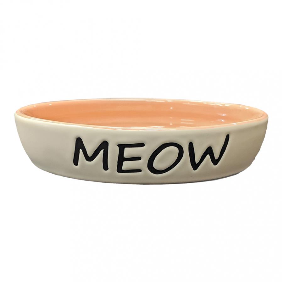 PetCareRX Ethical Pet Meow Oval Cat Dish Coral Review