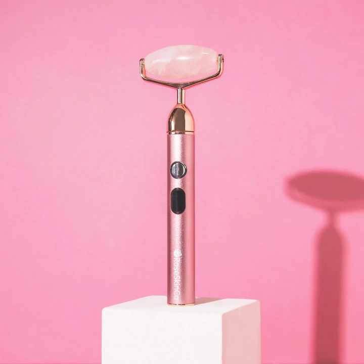 RoseSkinCo Riya Ultrasonic Rose Quartz Roller Review