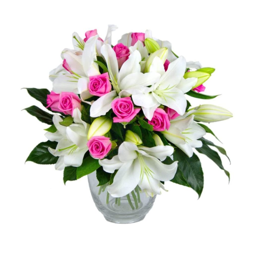 Send Flowers Pink Rose White Lily Bouquet Review 