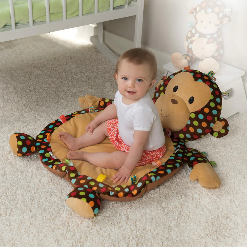 Spearmint Baby Play Mat Taggies Monkey Review